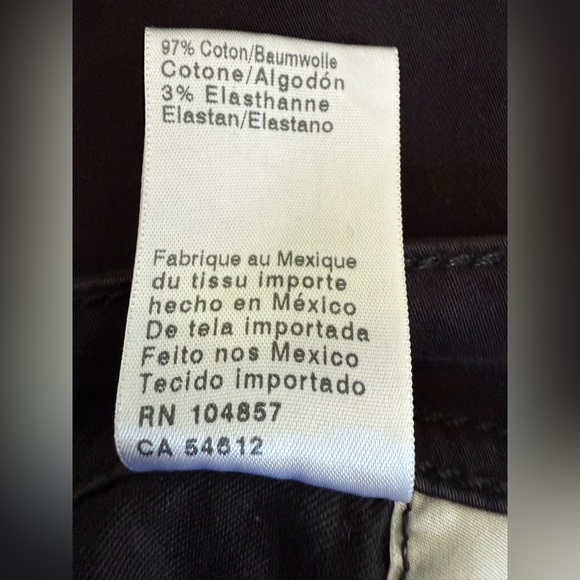 AG Adriano Goldschmied The Ives Pants 30x32 Modern Athletic Black Stretch Denim - Picture 10 of 10